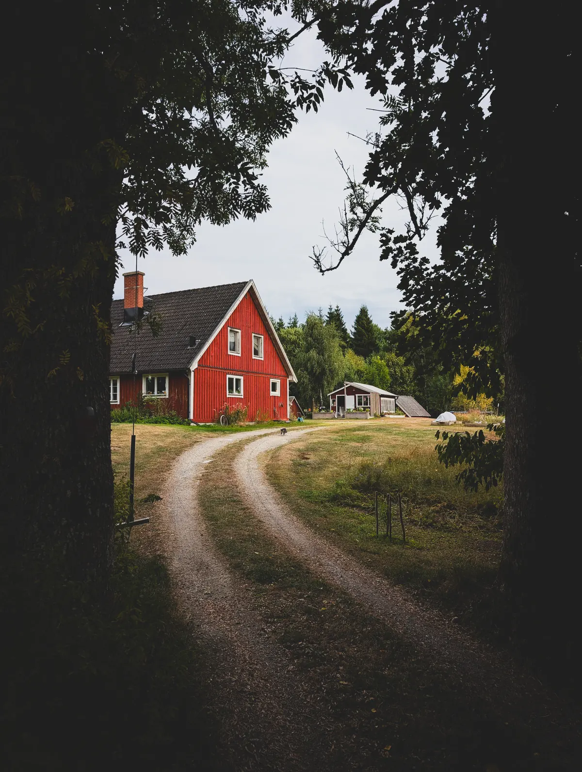 Rött hus i Kyrkhult